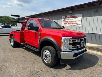 2024 Ford F450 with Vulcan 810 - Power Tilt (Red)