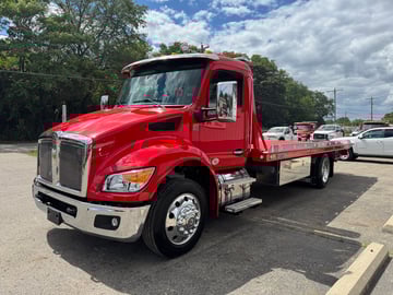 2025 Kenworth T280 with Century 12S LCG - Alumunium (Viper Red)